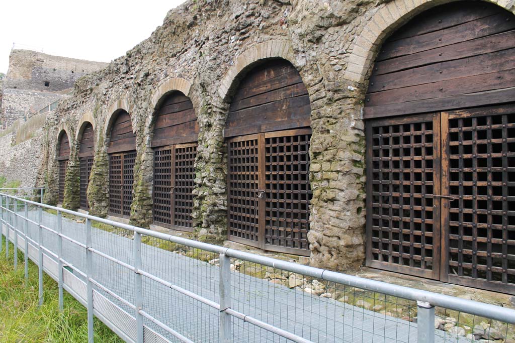 Herculaneum March 2014. Looking west along the line of boatsheds.
Foto Annette Haug, ERC Grant 681269 DÉCOR